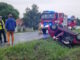 Zderzenie trzech samochodów w Tuszymie. Ucierpieli pasażerowie [ZDJĘCIA]